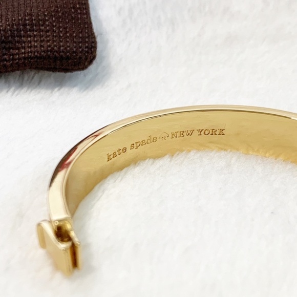 Kate Spade Hole Punch Spade Bracelet Cuff - Picture 2 of 5
